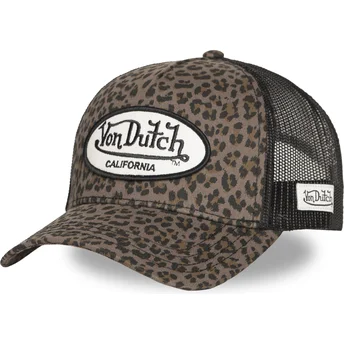 Casquette trucker léopard CB BET Von Dutch