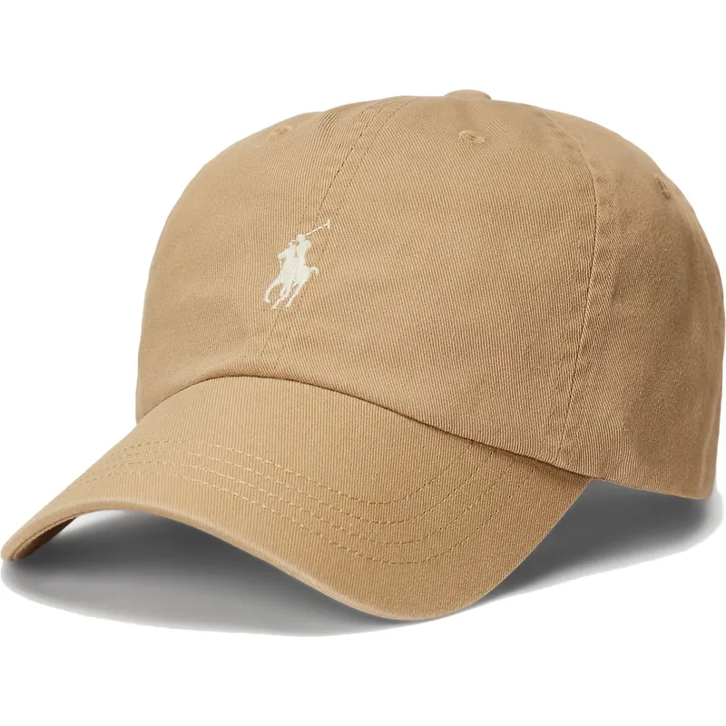 brazowa-regulowana-czapka-z-daszkiem-cotton-chino-classic-sport-polo-ralph-lauren