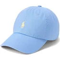 casquette-courbee-bleue-ajustable-cotton-chino-classic-sport-polo-ralph-lauren