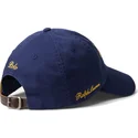 cappellino-curvo-blu-navy-regolabile-twill-triple-pony-di-polo-ralph-lauren