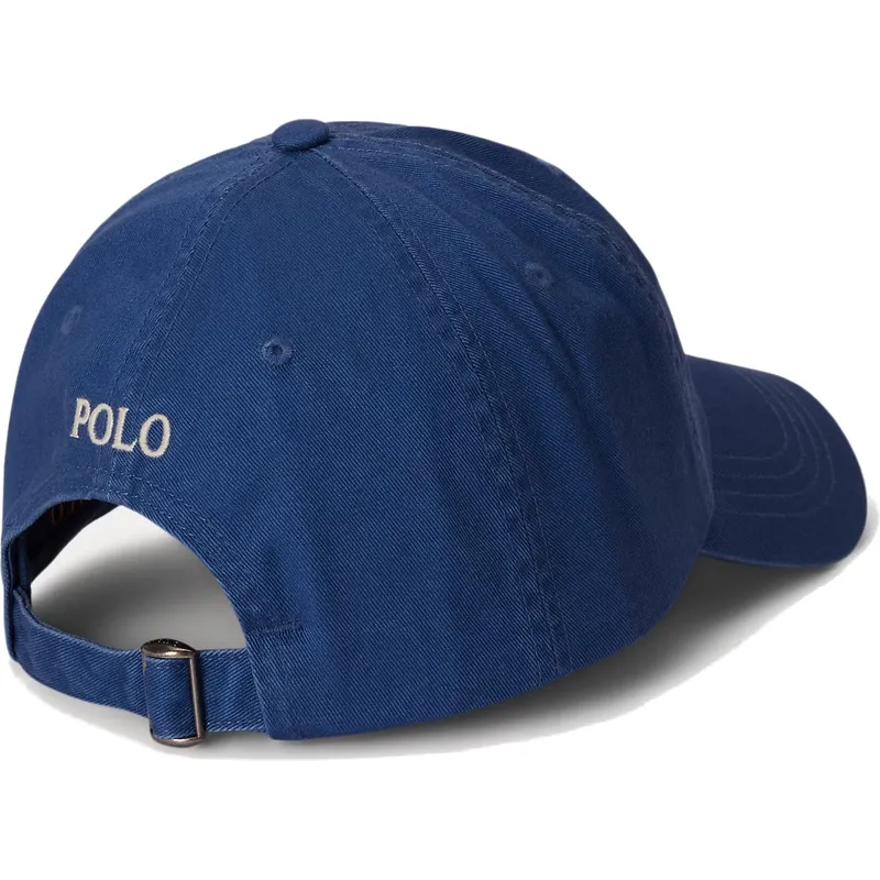 casquette-courbee-bleue-marine-ajustable-avec-logo-beige-cotton-chino-classic-sport-polo-ralph-lauren