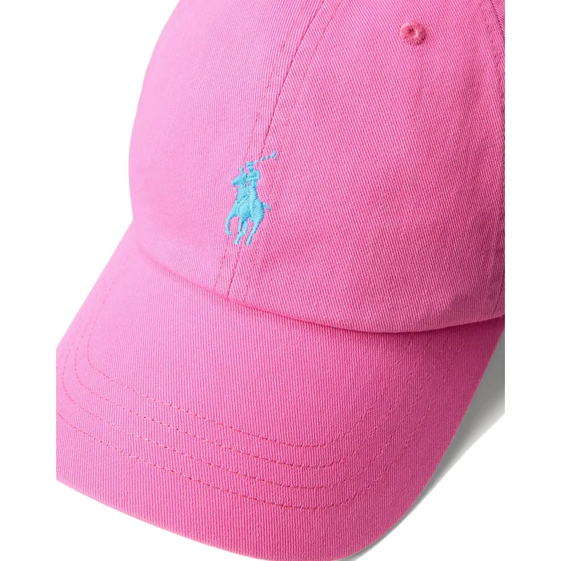 cappellino-curvo-rosa-regolabile-cotton-chino-classic-sport-di-polo-ralph-lauren