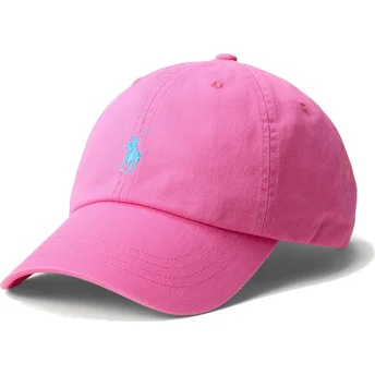 Cappellino curvo rosa regolabile Cotton Chino Classic Sport di Polo Ralph Lauren