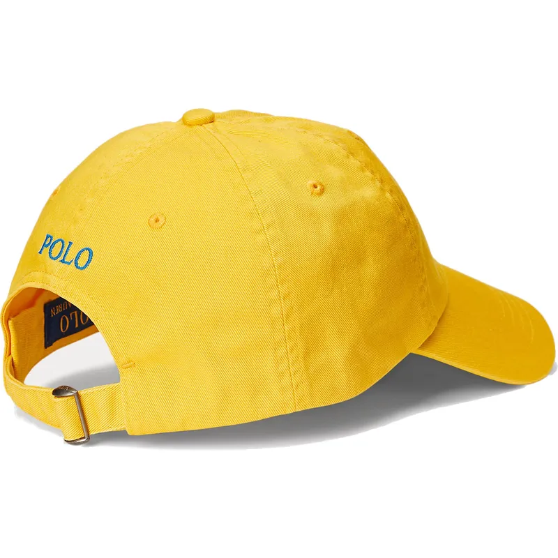 cappellino-curvo-giallo-regolabile-cotton-chino-classic-sport-di-polo-ralph-lauren
