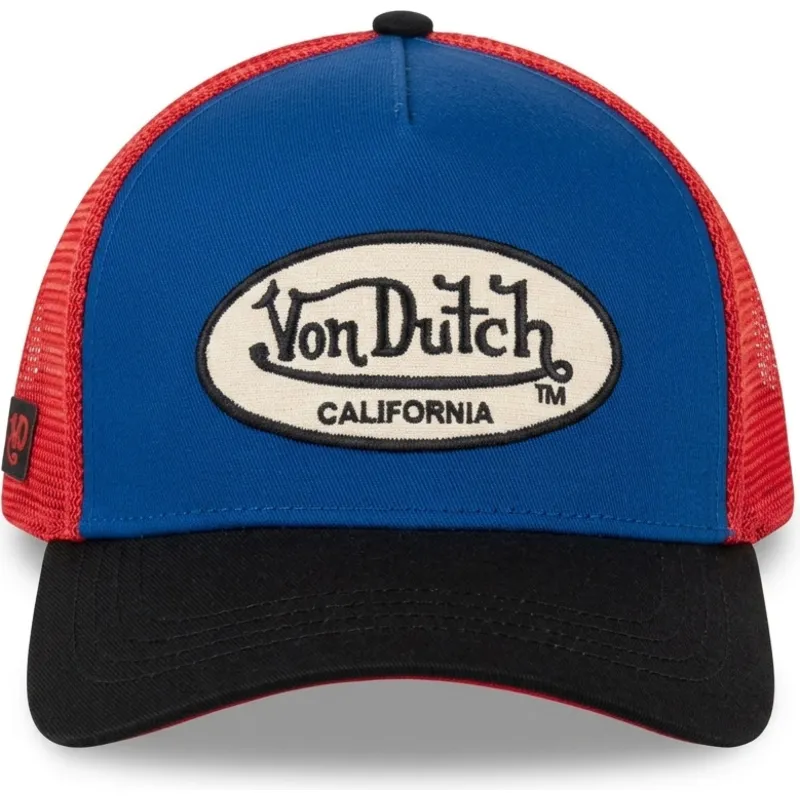 cappellino-trucker-blu-rosso-e-nero-terry14-di-von-dutch