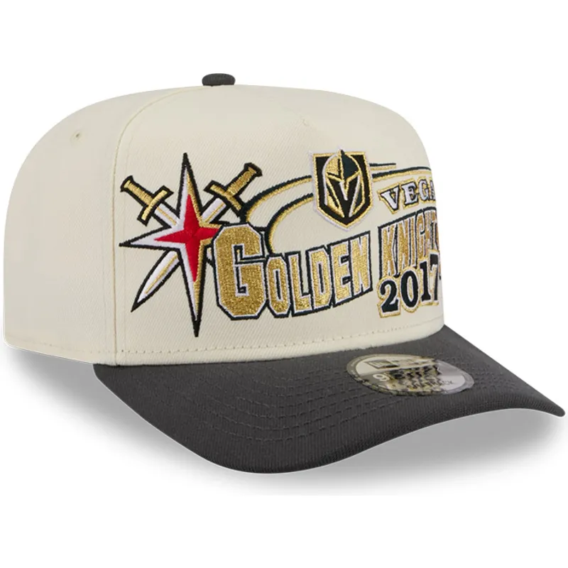 beige-och-svart-kurvad-keps-snapback-9fifty-a-frame-classic-vegas-golden-knights-nhl-fran-new-era