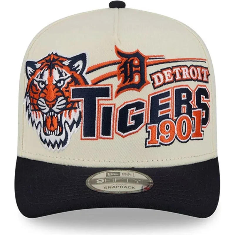 bojd-keps-beige-och-marinbla-snapback-9fifty-a-frame-classic-fran-detroit-tigers-mlb-av-new-era