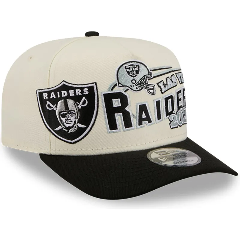czapka-z-daszkiem-bezowo-czarna-snapback-9fifty-a-frame-classic-las-vegas-raiders-nfl-new-era