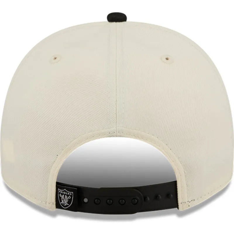 czapka-z-daszkiem-bezowo-czarna-snapback-9fifty-a-frame-classic-las-vegas-raiders-nfl-new-era