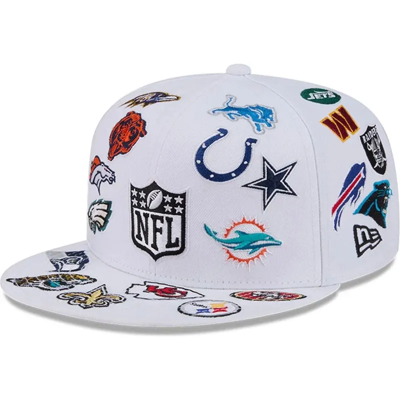hvid-fitted-59fifty-all-over-nfl-flatcap-fra-new-era