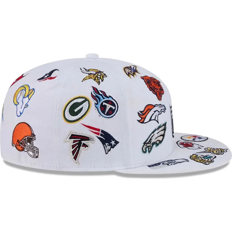 vit-platt-keps-justerad-59fifty-all-over-fran-nfl-av-new-era