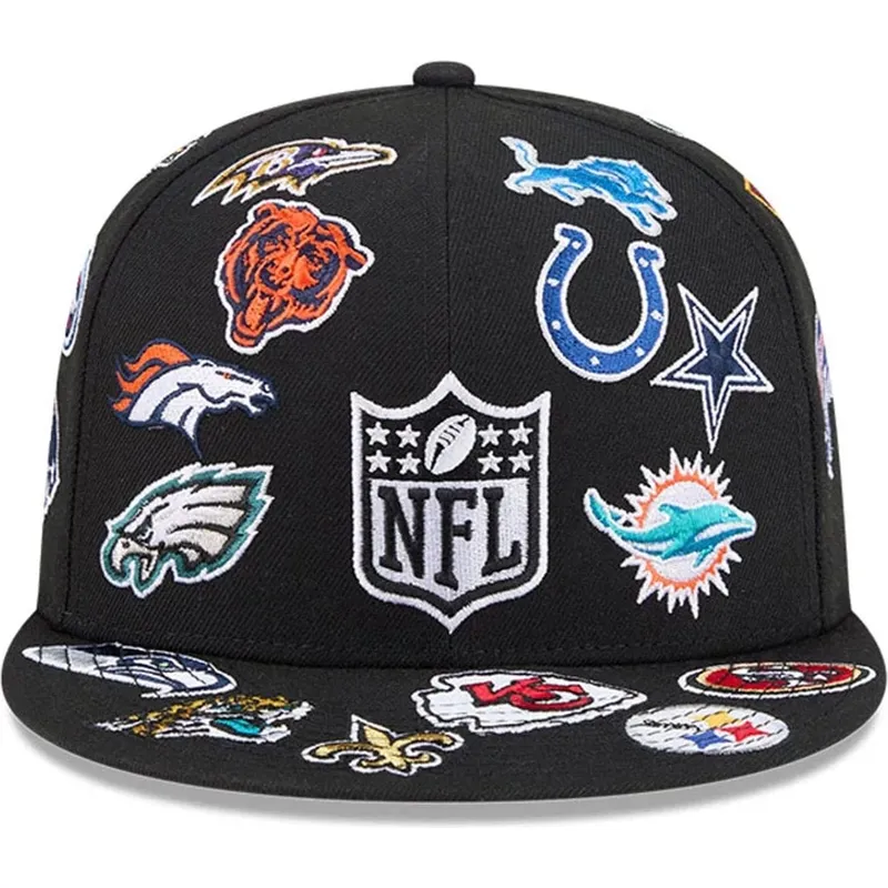 czarna-dopasowana-czapka-z-daszkiem-59fifty-all-over-nfl-new-era
