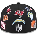 gorra-plana-negra-ajustada-59fifty-all-over-de-nfl-de-new-era