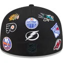 schwarze-enganliegende-59fifty-all-over-flat-cap-von-nhl-von-new-era