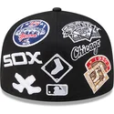 schwarze-enganliegende-59fifty-flat-cap-all-over-logos-der-chicago-white-sox-mlb-von-new-era