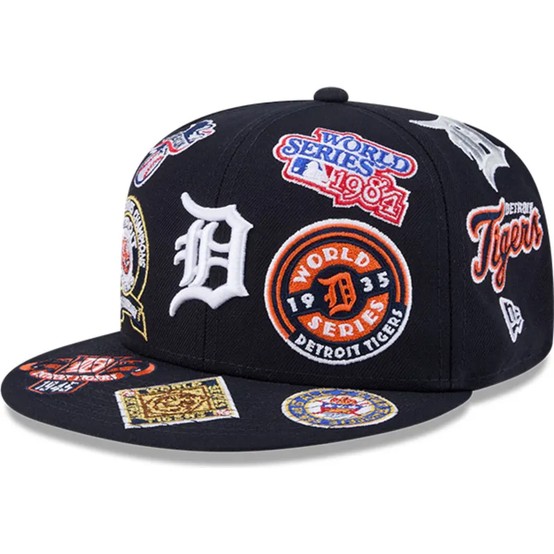 cappello-piatto-blu-marino-chiuso-59fifty-all-over-dei-detroit-tigers-mlb-di-new-era