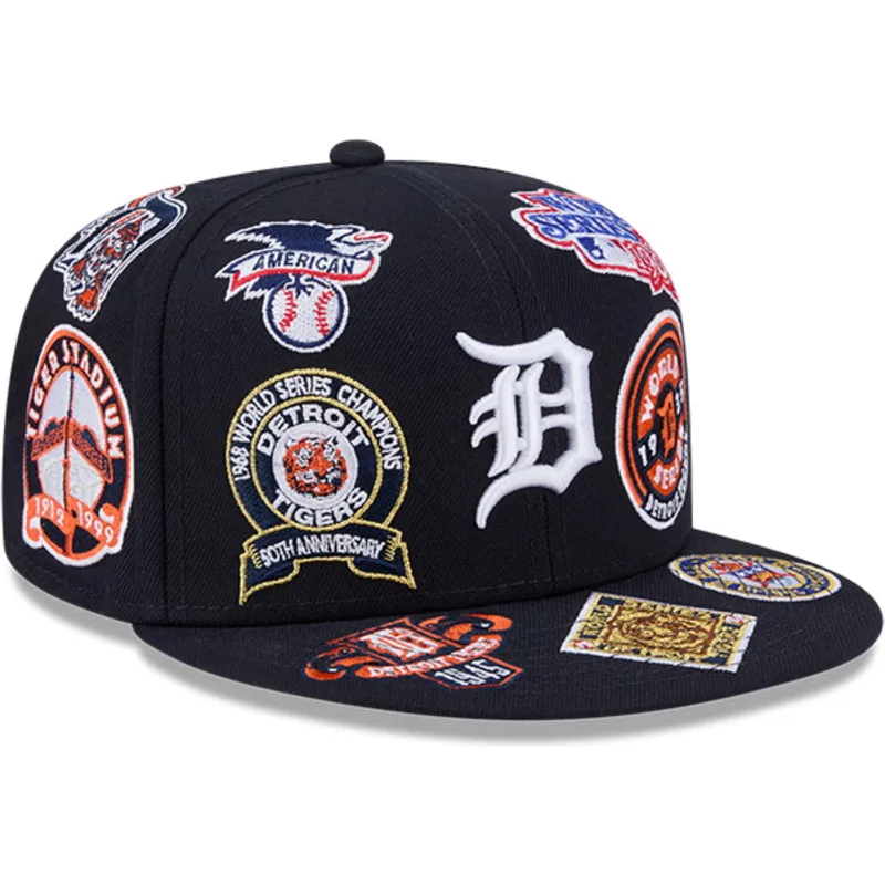 casquette-plate-bleue-marine-ajustee-59fifty-all-over-detroit-tigers-mlb-new-era