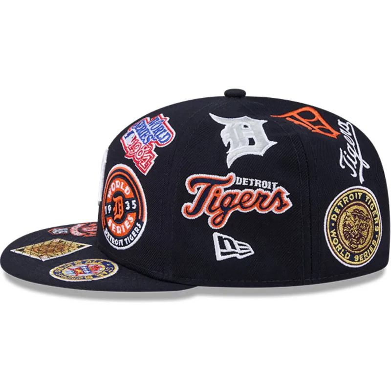 casquette-plate-bleue-marine-ajustee-59fifty-all-over-detroit-tigers-mlb-new-era