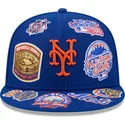 cappello-piatto-blu-chiuso-59fifty-all-over-dei-new-york-mets-mlb-di-new-era