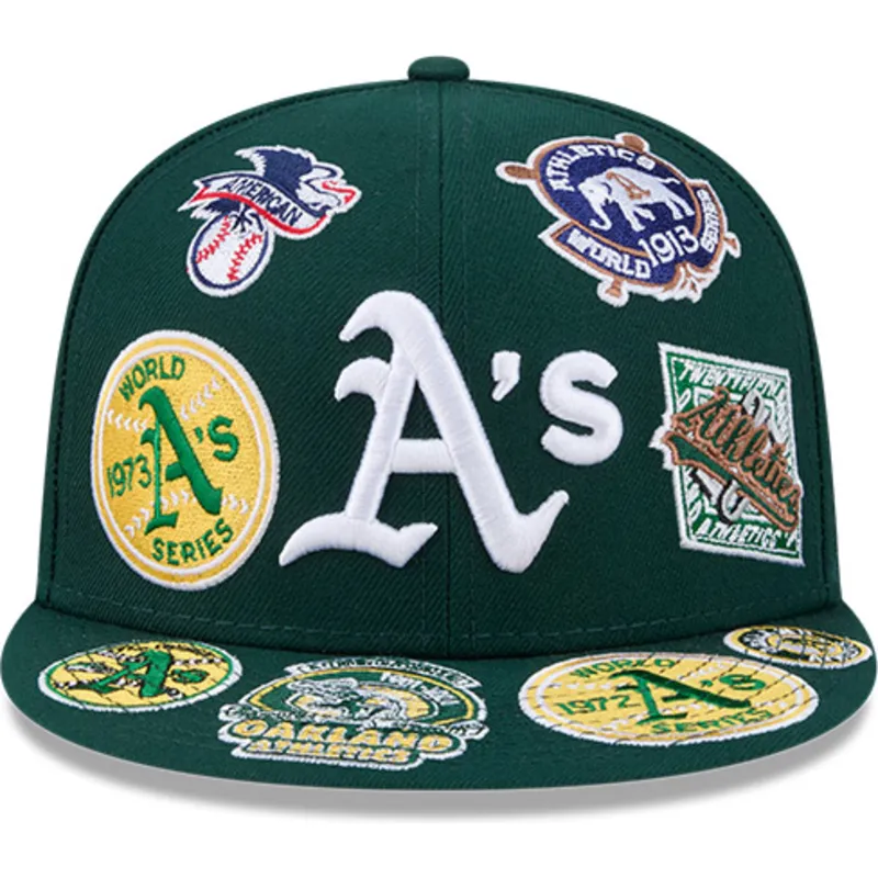 gron-fitted-59fifty-all-over-flad-kasket-fra-oakland-athletics-mlb-af-new-era