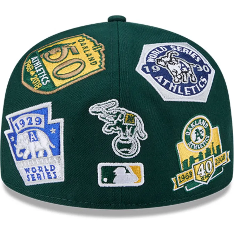 zielona-dopasowana-czapka-z-daszkiem-59fifty-all-over-oakland-athletics-mlb-new-era