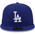 flad-bla-fitted-59fifty-hidden-hit-kasket-fra-los-angeles-dodgers-mlb-af-new-era