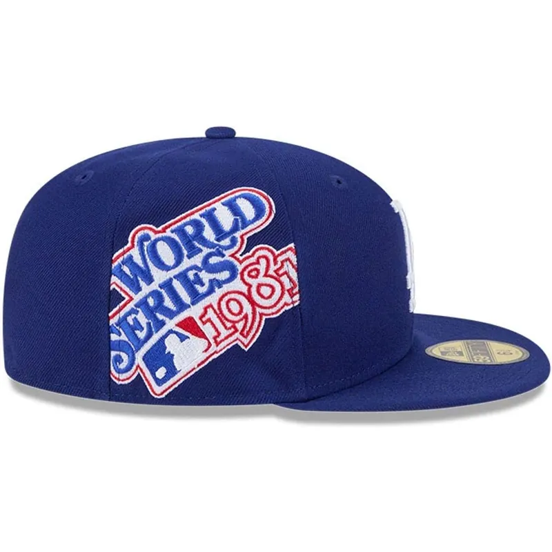 flad-bla-fitted-59fifty-hidden-hit-kasket-fra-los-angeles-dodgers-mlb-af-new-era