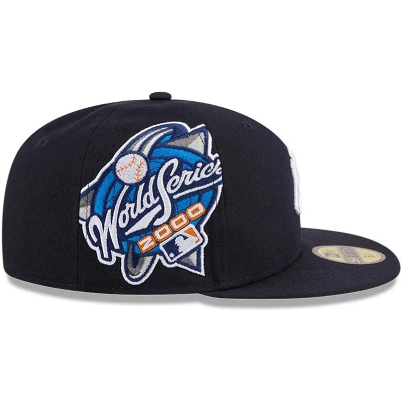 cappello-piatto-blu-marino-regolabile-59fifty-hidden-hit-dei-new-york-yankees-mlb-di-new-era