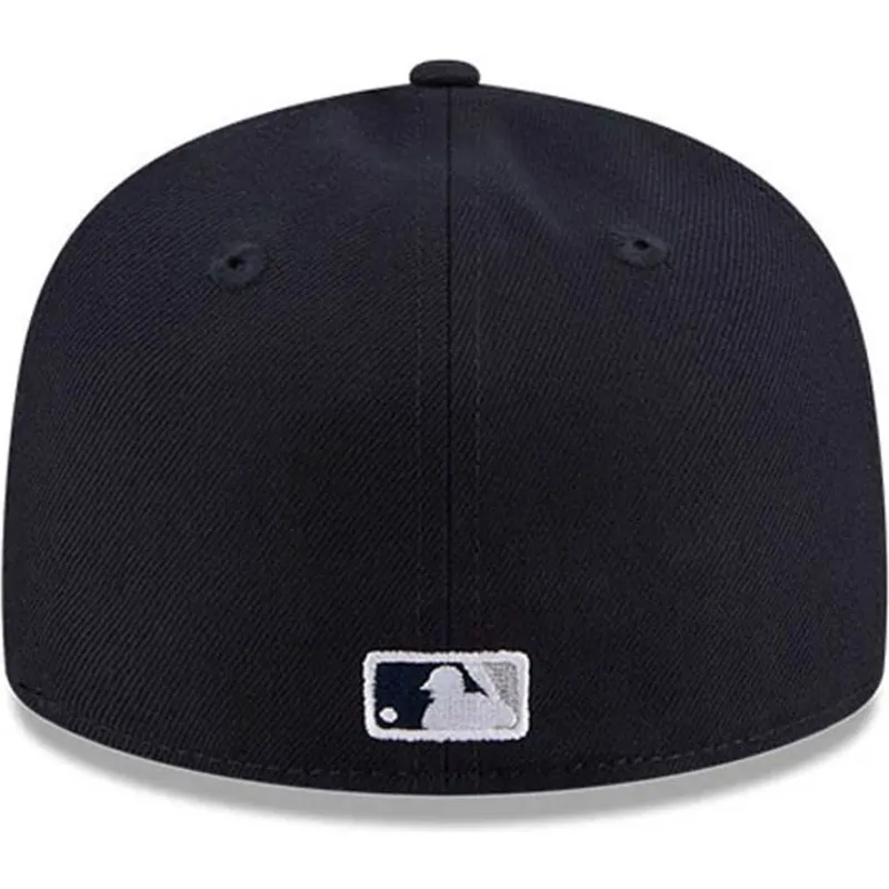 cappello-piatto-blu-marino-chiuso-59fifty-hidden-hit-dei-new-york-yankees-mlb-di-new-era