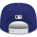cappellino-curvo-blu-e-bianco-snapback-9seventy-stretch-snap-flower-di-los-angeles-dodgers-mlb-di-new-era