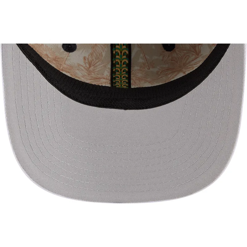 marinebla-buet-kasket-snapback-9seventy-stretch-snap-flower-fra-new-york-yankees-mlb-fra-new-era