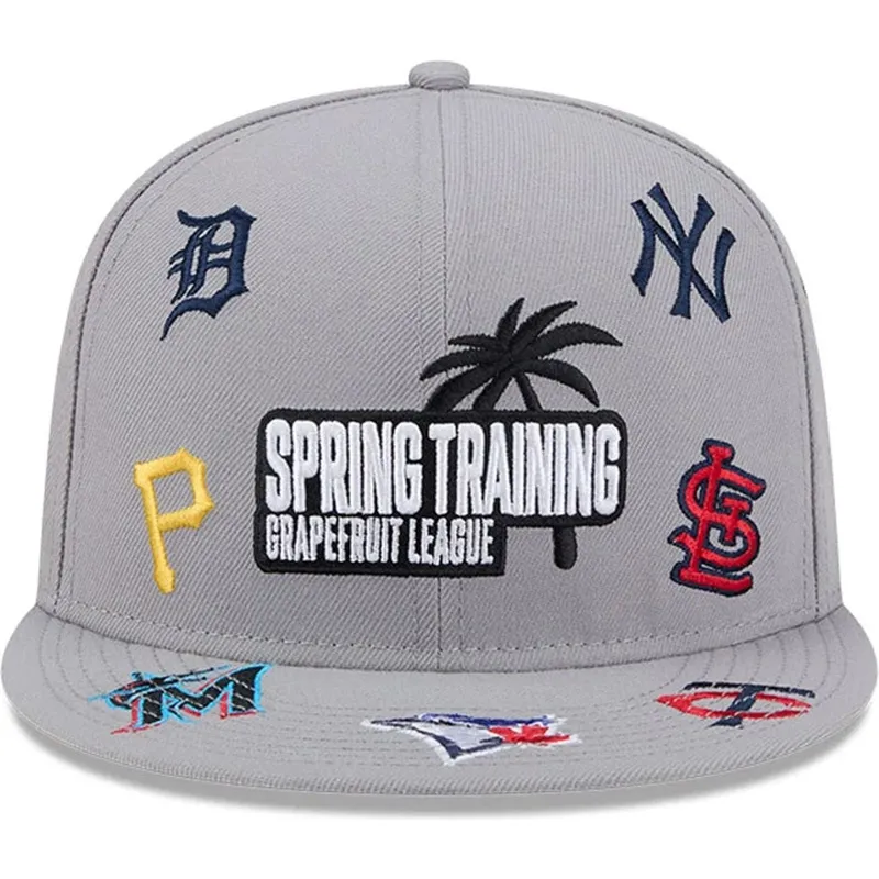 cappello-piatto-grigio-snapback-9fifty-scattered-grapefruit-league-logo-di-mlb-di-new-era