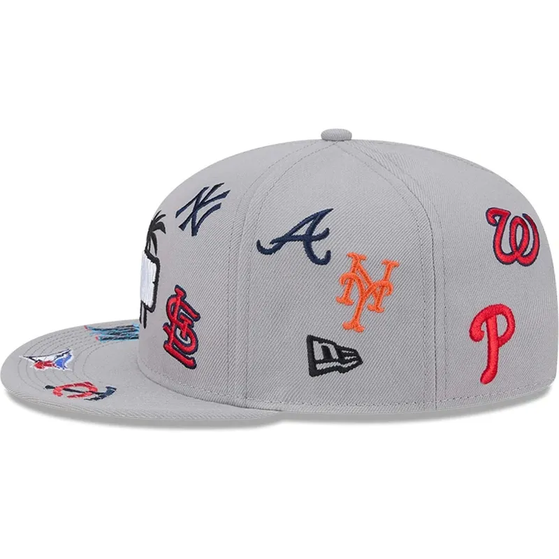 new-era-flat-brim-9fifty-scattered-grapefruit-league-logo-mlb-grey-snapback-cap