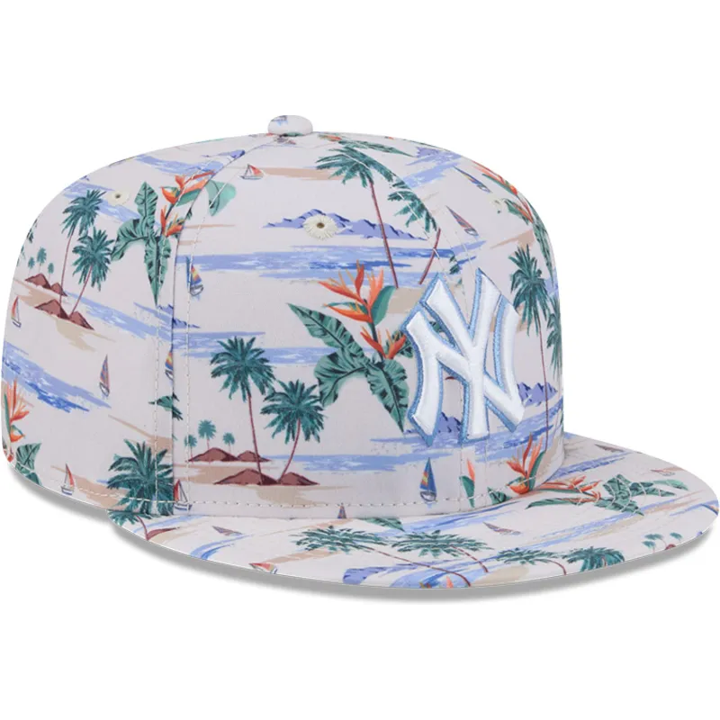 cappello-piatto-multicolore-snapback-9fifty-print-dei-new-york-yankees-mlb-di-new-era