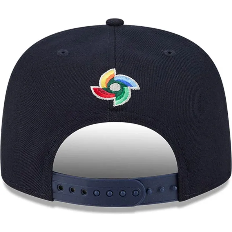 casquette-plate-bleue-marine-snapback-9fifty-a-frame-great-britain-2026-world-baseball-classic-new-era