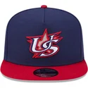 new-era-flat-brim-9fifty-a-frame-usa-2026-world-baseball-classic-navy-blue-and-red-snapback-cap
