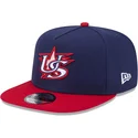 cappello-piatto-blu-marino-e-rosso-snapback-9fifty-a-frame-usa-2026-world-baseball-classic-di-new-era