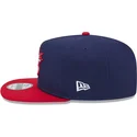 cappello-piatto-blu-marino-e-rosso-snapback-9fifty-a-frame-usa-2026-world-baseball-classic-di-new-era
