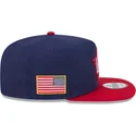 casquette-plate-bleue-marine-et-rouge-snapback-9fifty-a-frame-usa-2026-world-baseball-classic-new-era