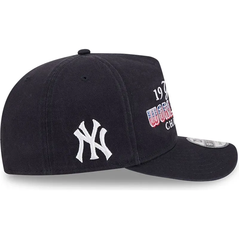 cappello-piatto-blu-marino-snapback-9fifty-a-frame-historic-dei-new-york-yankees-mlb-di-new-era