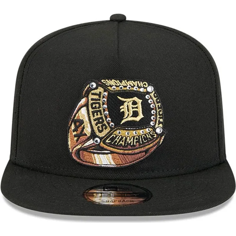 svart-platt-snapback-keps-9fifty-a-frame-ring-fran-detroit-tigers-mlb-av-new-era
