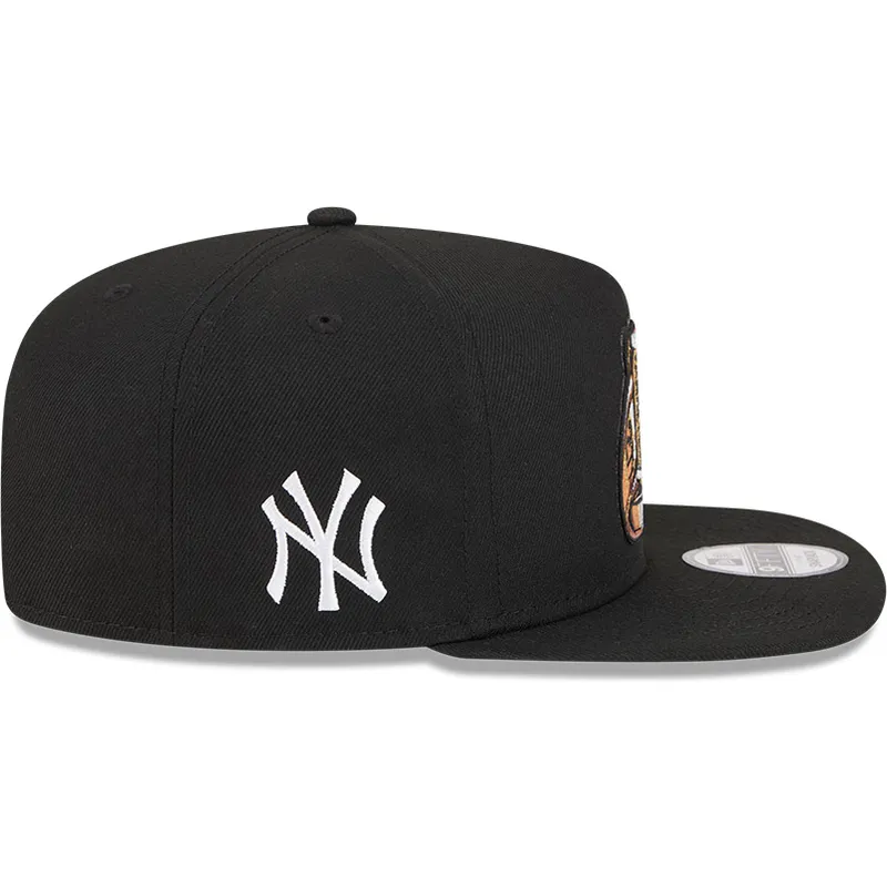 sort-flad-snapback-kasket-9fifty-a-frame-ring-fra-new-york-yankees-mlb-fra-new-era