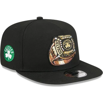 Svart platt snapback-keps 9FIFTY A Frame Ring från Boston Celtics NBA av New Era
