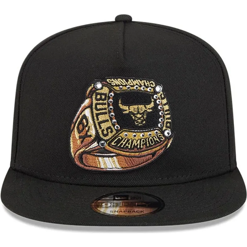 czarna-plaska-czapka-snapback-9fifty-a-frame-ring-chicago-bulls-nba-new-era