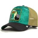 trucker-kappe-grun-tukan-vistoso-belize-toucan-the-farm-von-goorin-bros