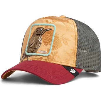 Cappellino trucker multicolore uccello Fuerte Costa Rica Thrush The Farm di Goorin Bros.