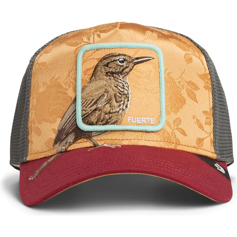 mehrfarbige-trucker-kappe-vogel-fuerte-costa-rica-thrush-the-farm-von-goorin-bros