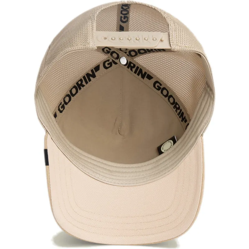 czapka-trucker-bezowa-kogut-get-that-worm-greener-grass-the-farm-od-goorin-bros