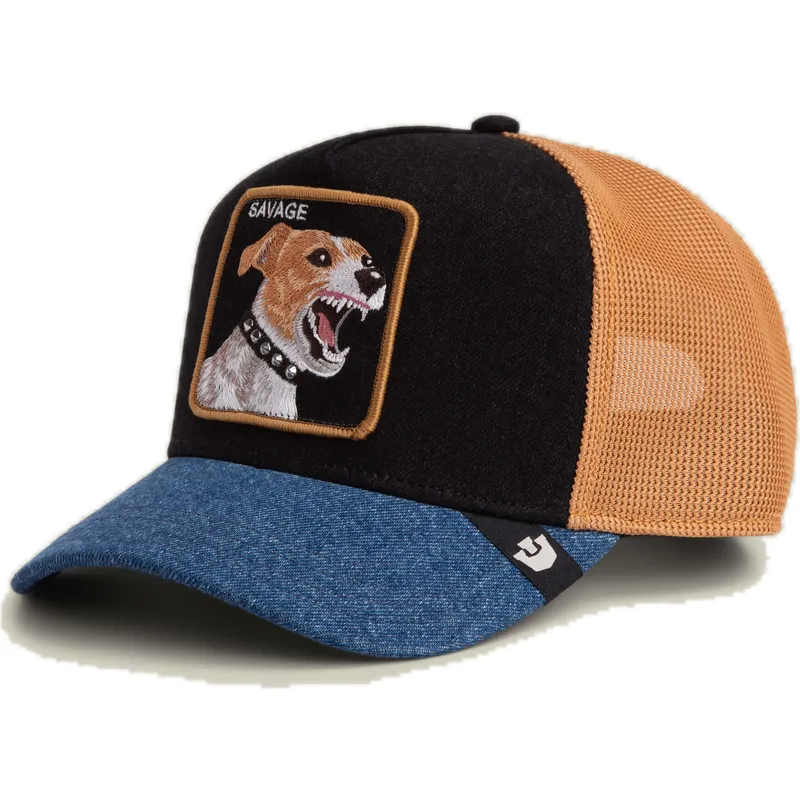 trucker-kasket-multifarvet-hund-savage-dawg-that-dawg-in-me-the-farm-fra-goorin-bros
