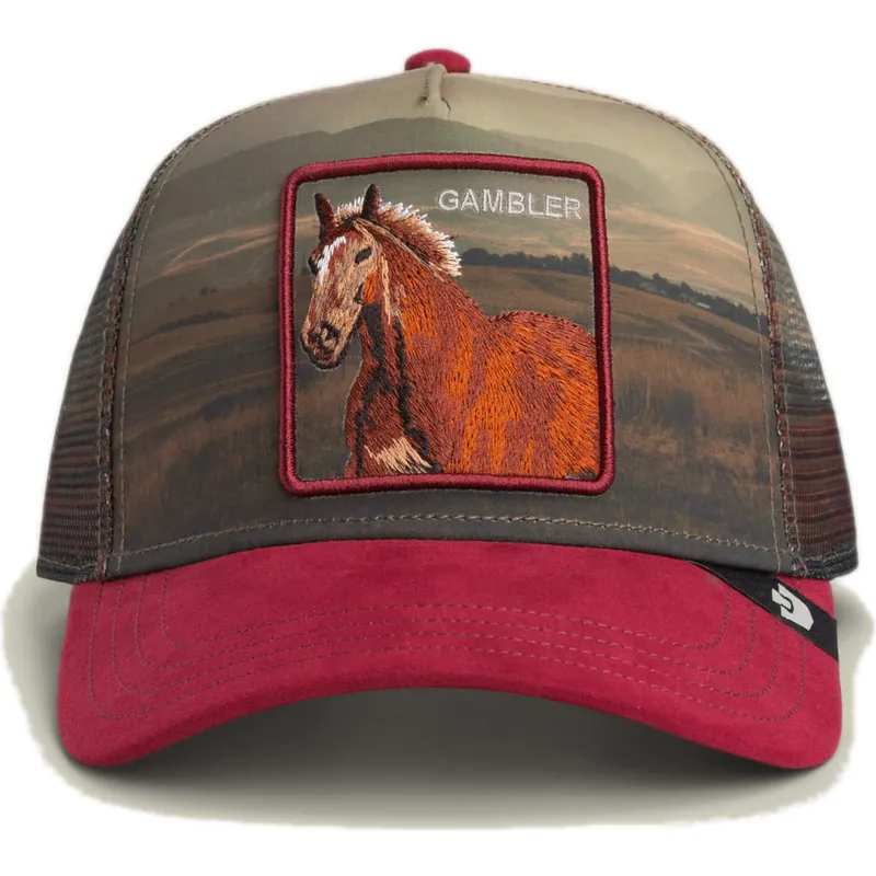 flerfarvet-trucker-kasket-hest-gambler-stallion-in-the-element-the-farm-fra-goorin-bros